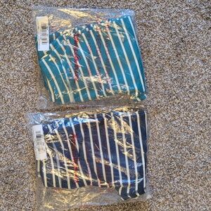 HA Sz 5 New Terry Striped Leggings (2 Color Choices) Or 6-7 Navy -Price Per Pair